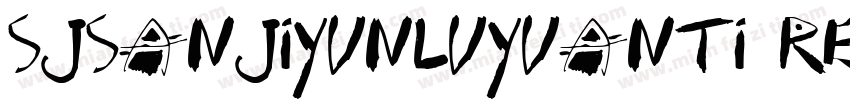 SJsanjiyunluyuanti Regula字体转换
